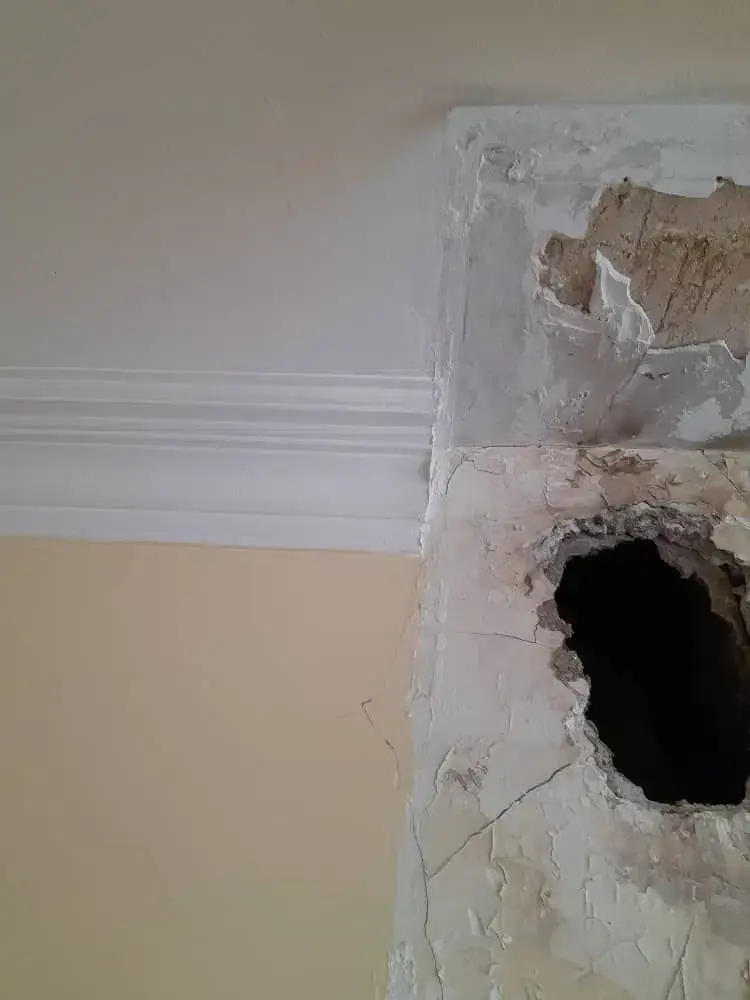 گچ کاری بنایی تخریب