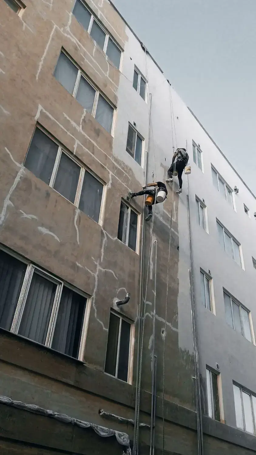 پیچ و رول پلاک،شستشوی نما،کار در ارتفاع، راپل