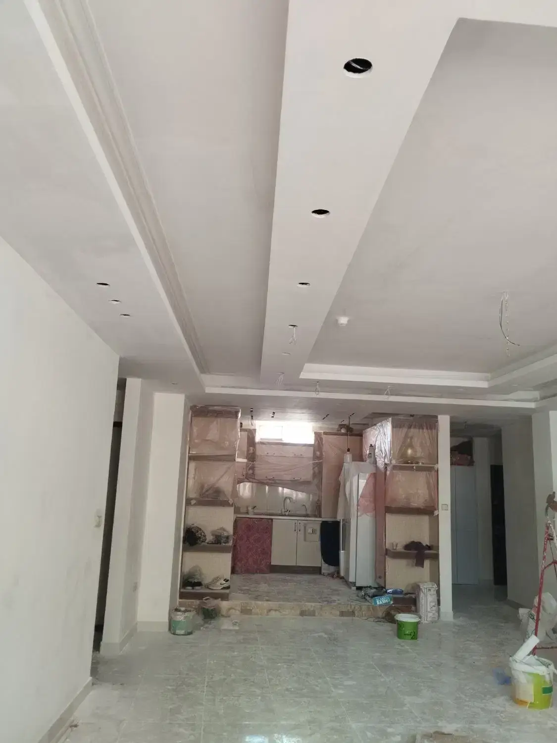 نقاشی ساختمان کل کرج چهارباغ کمال شهر خرمدشت