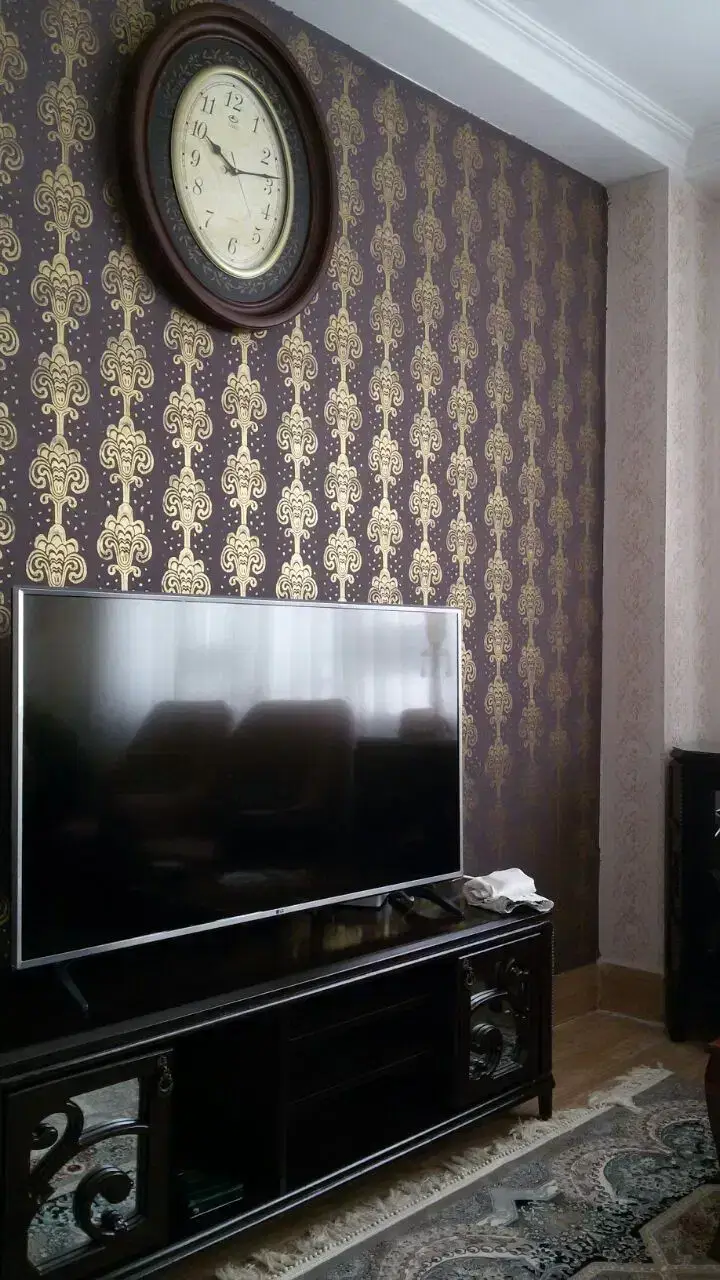 نقاشی ساختمان ساده و طرح کاغذ دیواری