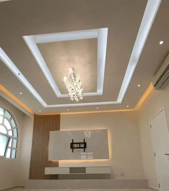 گچکاری طرح جدید بدون نیاز راویز وکناف همراه برق کش