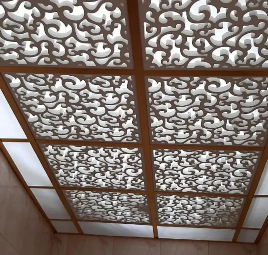 کناف وسقف کاذب‌.تایل پی وی سی.cnc