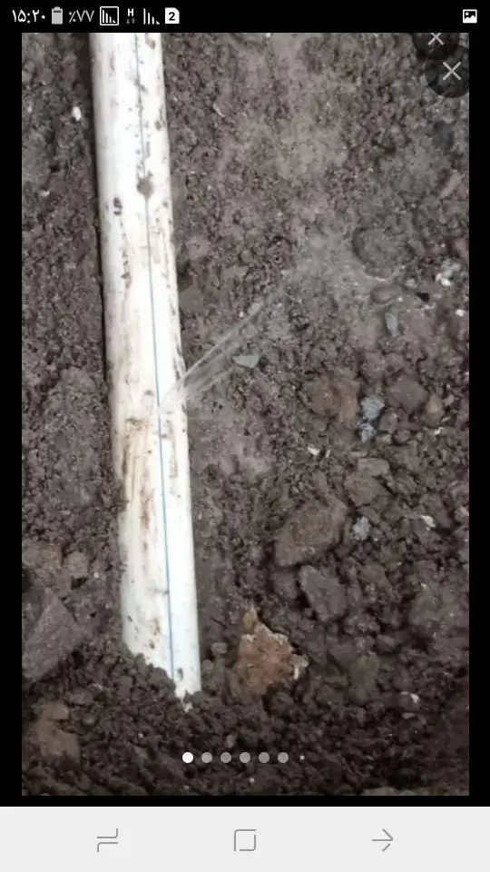 تشخیص و لوله بازکنی باغستان حصارک خرمدشت