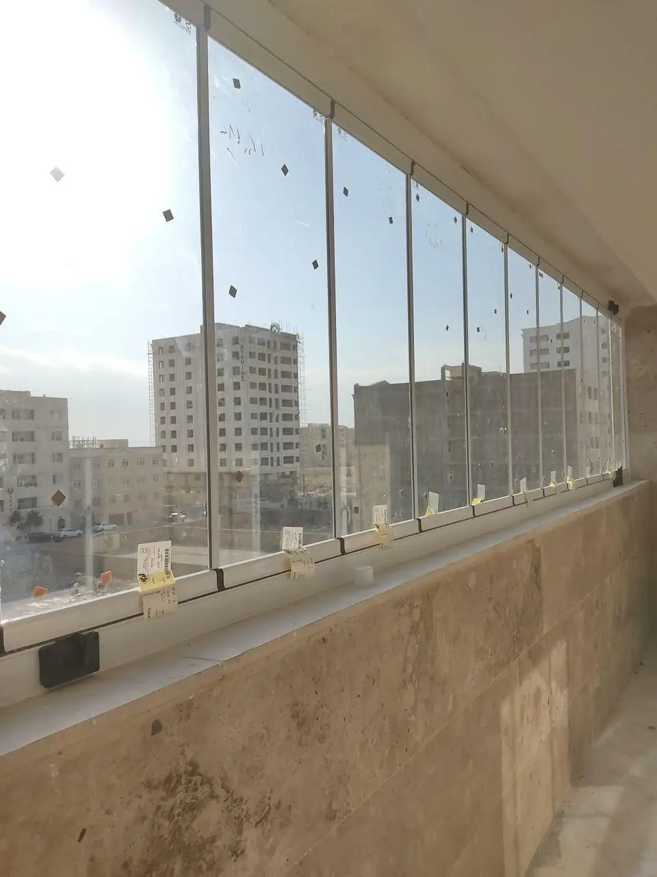 شیشه میرال و سکوریت نرده شیشه کابین دوش شیشه بالکن