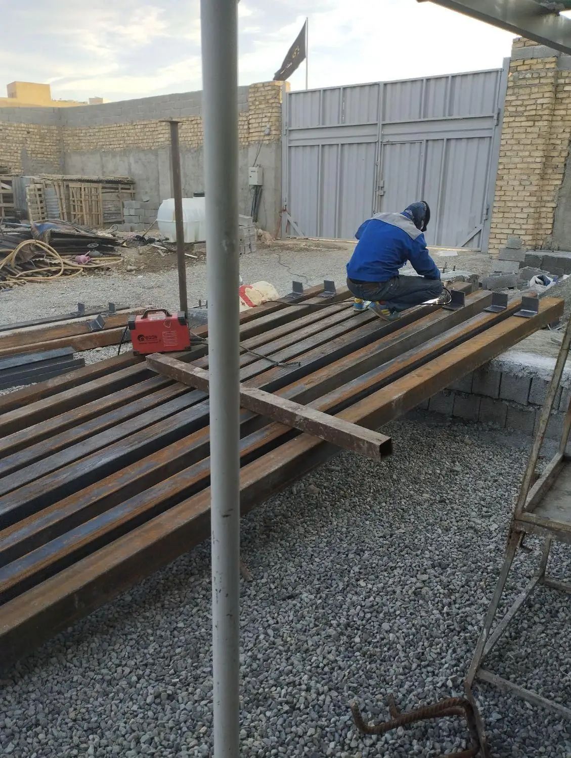 لوله کشی نصب پمپ پکیچ موتور خانه