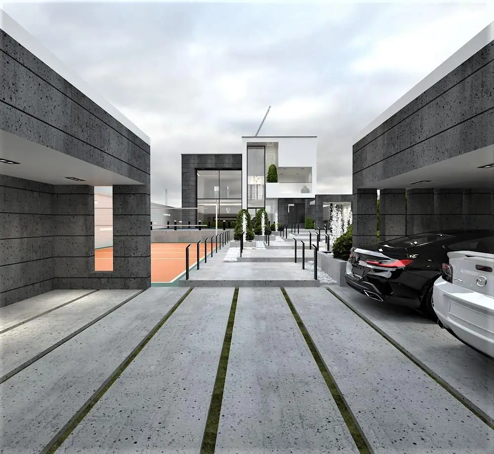 طراحی تخصصی ویلا و طراحی پلان نما داخلی و محوطه