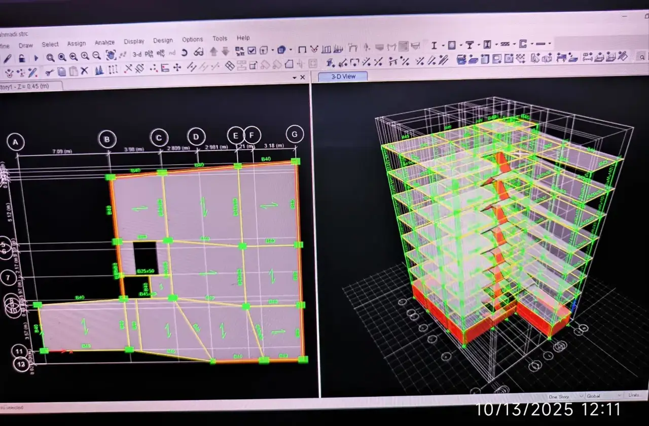 طراحی سازه و مهر تایید محاسبات
