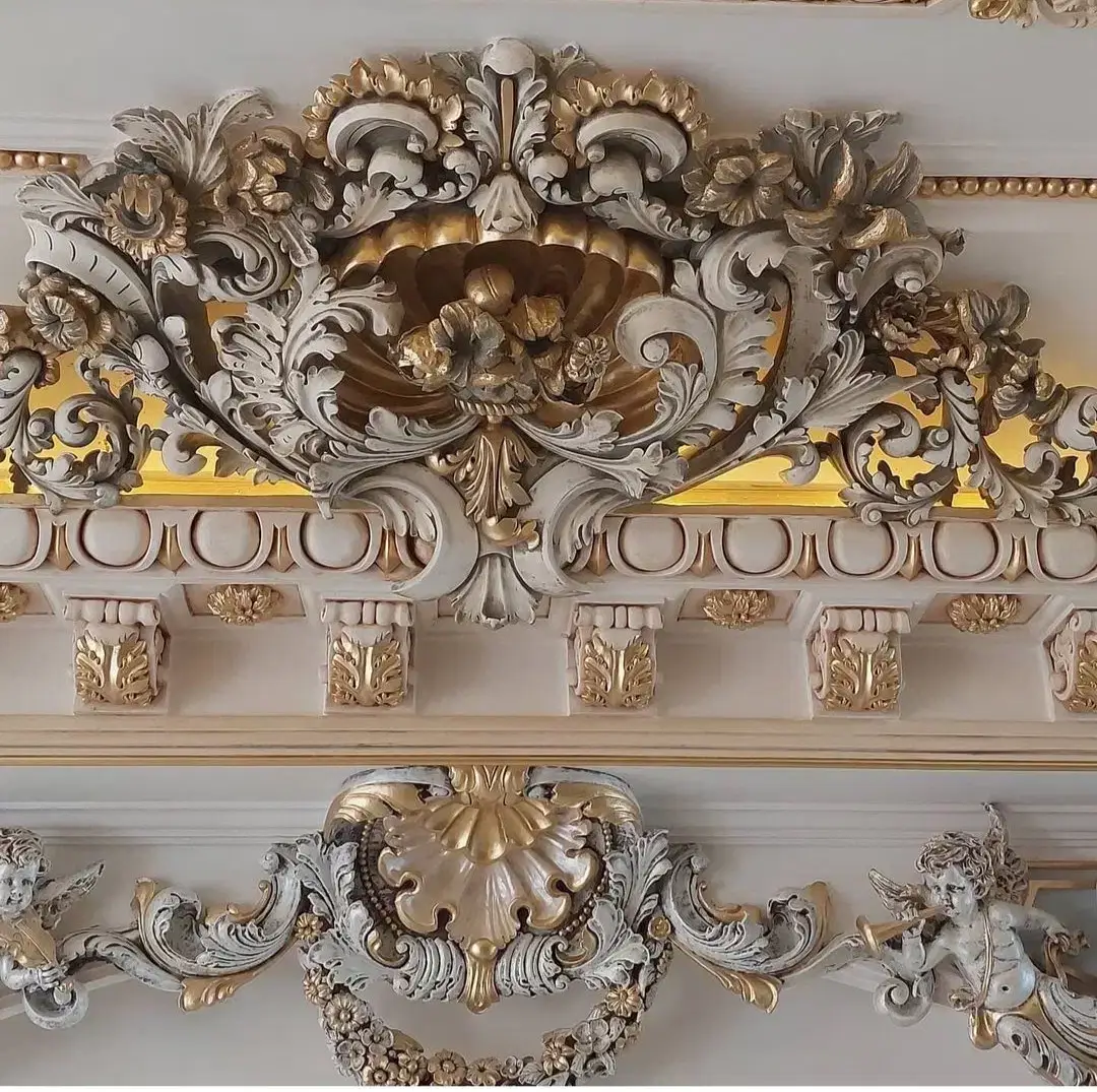 گچبری وگچکاری ونقاشی پتینه ورق طلا