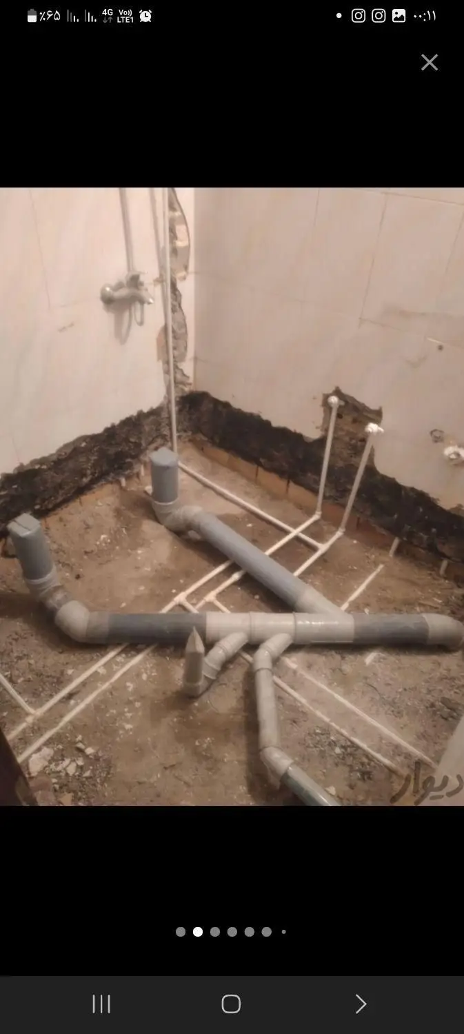 لوله کش آب سردوگرم و پکیج وفاضلاب تاسیسات باغستان